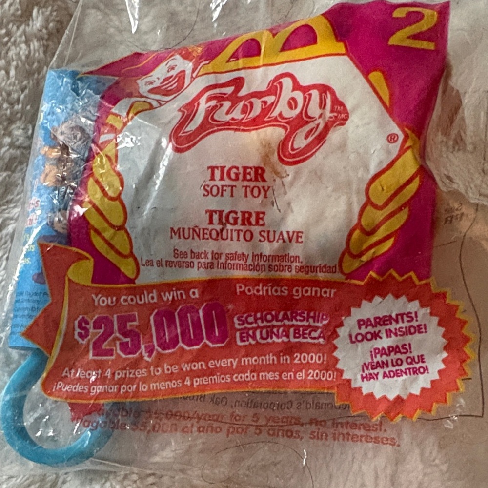 McDonald's Furby Tiger Soft Toy - #2
